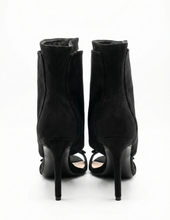 Carica l'immagine nel visualizzatore di Gallery, Sandali con Taco Alto in Ecopelle con Dettagli Dorati 3 Colori