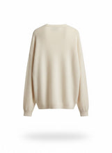 Carica l'immagine nel visualizzatore di Gallery, CARDIGAN BEIGE MADE IN ITALY IN MISTO LANA E CASHMERE