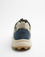 Carica l'immagine nel visualizzatore di Gallery, Sneakers Donna in Vera Pelle con Inserti in Rete Tecnica e Dettagli Laminati