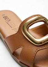 Carica l'immagine nel visualizzatore di Gallery, Ciabattine in Vera Pelle con Fibbia Dorata - Made in Italy
