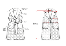 Carica l'immagine nel visualizzatore di Gallery, Gilet Beige in Pelliccia Sintetica Smanicate con Ganci e Cintura – Taglia Unica