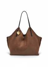 Carica l'immagine nel visualizzatore di Gallery, BORSA TOTE REVERSIBILE IN PELLICCIA ECOLOGICA CON TRACOLLE REGOLABILI