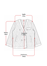 Carica l'immagine nel visualizzatore di Gallery, CIACCA IN ECO-PELLICCIA TAGLIO DRITTO BOTTONI DORATI