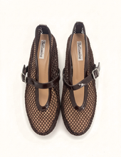 Carica l'immagine nel visualizzatore di Gallery, Ballerina Mary Jane in Rete Tecnica ed Eco-Pelle 4 Colori