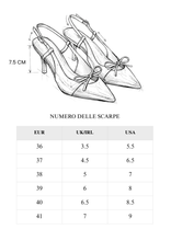 Carica l'immagine nel visualizzatore di Gallery, Décolleté Slingback a Punta con Fiocco