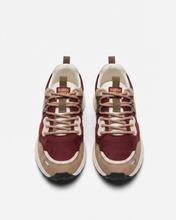 Carica l'immagine nel visualizzatore di Gallery, Sneakers Donna in Vera Pelle con Inserti in Rete Tecnica e Dettagli Laminati