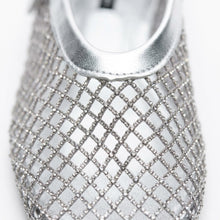 Carica l'immagine nel visualizzatore di Gallery, Ballerine Mary Jane in Pelle Ecologica con Micro-Strass
