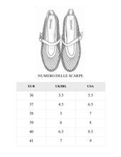Carica l'immagine nel visualizzatore di Gallery, Ballerine Mary Jane in Eco-pelle con Rete Traforata e Strass