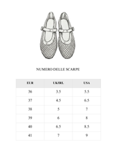 Carica l'immagine nel visualizzatore di Gallery, Ballerine Donna in Vera Pelle con Cristallo 3 Colori