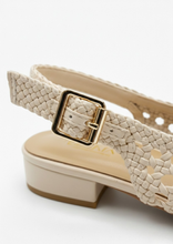 Carica l'immagine nel visualizzatore di Gallery, Scarpe Slingback a Punta con Trama Intrecciata