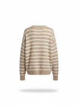 Carica l'immagine nel visualizzatore di Gallery, CARDIGAN A RIGHE MADE IN ITALY