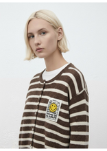 Carica l'immagine nel visualizzatore di Gallery, CARDIGAN A RIGHE MADE IN ITALY