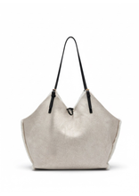 Carica l'immagine nel visualizzatore di Gallery, BORSA TOTE REVERSIBILE IN PELLICCIA ECOLOGICA CON TRACOLLE REGOLABILI