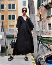 Carica l'immagine nel visualizzatore di Gallery, Kaftan estivo con scollatura V