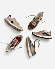Carica l'immagine nel visualizzatore di Gallery, Sneakers Donna in Vera Pelle con Inserti in Rete Tecnica e Dettagli Laminati
