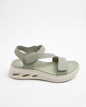 Carica l'immagine nel visualizzatore di Gallery, Sandali Sport-Chic in Tessuto Tecnico con Listini Asimmetrici e Plantare Ergonomico
