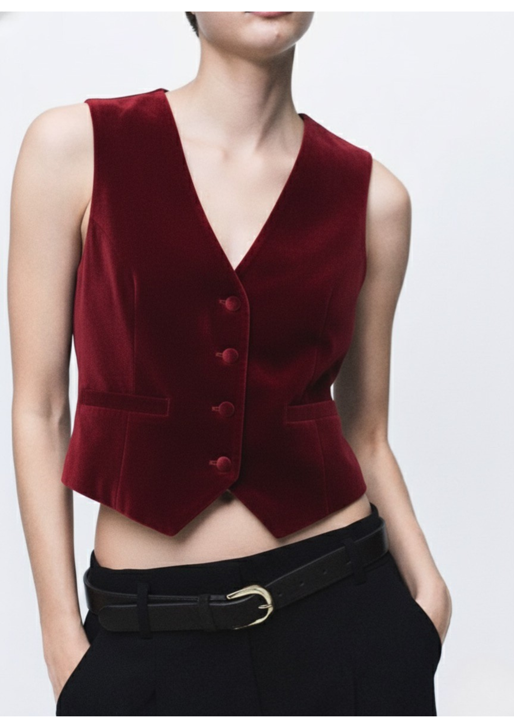 GILET BORDEAUX DA COMPLETO VELLUTO