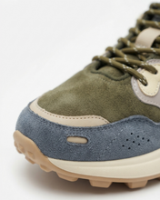 Carica l'immagine nel visualizzatore di Gallery, Sneakers Donna in Vera Pelle con Inserti in Rete Tecnica e Dettagli Laminati
