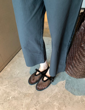 Carica l'immagine nel visualizzatore di Gallery, Ballerina Mary Jane in Rete Tecnica ed Eco-Pelle 4 Colori
