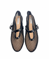 Carica l'immagine nel visualizzatore di Gallery, Ballerina Mary Jane in Rete Tecnica ed Eco-Pelle 4 Colori
