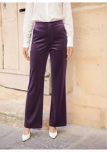 Carica l&#39;immagine nel visualizzatore di Gallery, PANTALONI DA COMPLETO VELLUTO DRITTI

