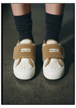 Carica l&#39;immagine nel visualizzatore di Gallery, SNEAKER PELLE VERA A COSTE VELCRO
