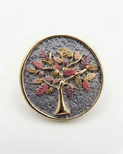 Carica l'immagine nel visualizzatore di Gallery, Spilla Magnetica a Forma di Albero della Vita in Acciaio – Eleganza Senza Fori
