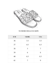 Carica l'immagine nel visualizzatore di Gallery, Sandali Slide Eleganti in Ecopelle con Lavorazione Traforata a Motivo Geometrico
