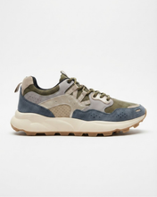 Carica l'immagine nel visualizzatore di Gallery, Sneakers Donna in Vera Pelle con Inserti in Rete Tecnica e Dettagli Laminati
