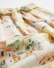 Carica l'immagine nel visualizzatore di Gallery, Gonna Lunga Estiva Stampa Paesaggio Italiano - Made in Italy
