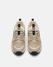 Carica l'immagine nel visualizzatore di Gallery, Sneakers Donna in Vera Pelle con Inserti in Rete Tecnica e Dettagli Laminati
