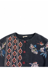 Carica l&#39;immagine nel visualizzatore di Gallery, GIACCA JEANS CON RICAMO BOTTONI

