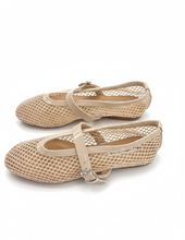 Carica l'immagine nel visualizzatore di Gallery, Ballerina Mary Jane in Rete Tecnica ed Eco-Pelle 4 Colori
