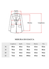 Carica l&#39;immagine nel visualizzatore di Gallery, BLAZER NAVY BLUE DA COMPLETO VELLUTO COLLO REVERS

