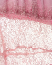 Carica l'immagine nel visualizzatore di Gallery, Elegante Abito Lungo in Raso e Pizzo-Scollo a V
