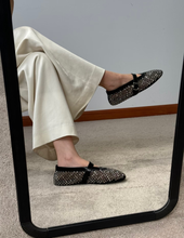 Carica l'immagine nel visualizzatore di Gallery, Ballerine Donna in Vera Pelle con Cristallo 3 Colori
