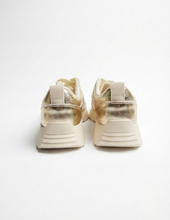 Carica l'immagine nel visualizzatore di Gallery, Sneakers Donna in Eco-pelle con Inserti in Rete Traforata e Strass
