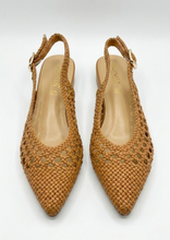 Carica l'immagine nel visualizzatore di Gallery, Scarpe Slingback a Punta con Trama Intrecciata

