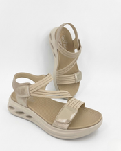 Carica l'immagine nel visualizzatore di Gallery, Sandali Sport-Chic in Tessuto Tecnico con Listini Asimmetrici e Plantare Ergonomico
