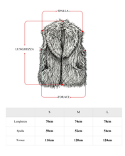 Carica l&#39;immagine nel visualizzatore di Gallery, Gilet in Eco-Pelliccia con Tasche — 100% Poliestere — Colore Borgogna Violaceo
