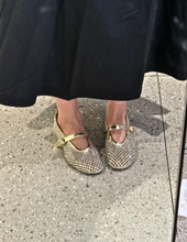 Carica l'immagine nel visualizzatore di Gallery, Ballerine Donna in Vera Pelle con Cristallo 3 Colori
