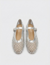 Carica l'immagine nel visualizzatore di Gallery, Ballerine Donna in Vera Pelle con Cristallo 3 Colori
