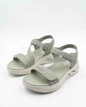 Carica l'immagine nel visualizzatore di Gallery, Sandali Sport-Chic in Tessuto Tecnico con Listini Asimmetrici e Plantare Ergonomico
