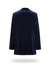 Carica l&#39;immagine nel visualizzatore di Gallery, BLAZER DA COMPLETO VELLUTO COLLO REVERS
