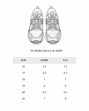 Carica l'immagine nel visualizzatore di Gallery, Sneakers Donna in Vera Pelle con Inserti in Rete Tecnica e Dettagli Laminati
