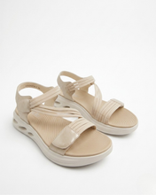 Carica l'immagine nel visualizzatore di Gallery, Sandali Sport-Chic in Tessuto Tecnico con Listini Asimmetrici e Plantare Ergonomico
