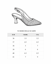 Carica l'immagine nel visualizzatore di Gallery, Sandali Slingback Eleganti in Vera Pelle con Lavorazione Intrecciata Multicolore
