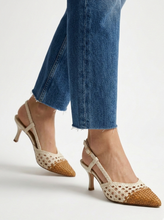 Carica l'immagine nel visualizzatore di Gallery, Décolleté Slingback Artigianale - Eleganza Intrecciata e Comfort in Agnello
