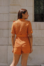 Carica l&#39;immagine nel visualizzatore di Gallery, Set elegante pantaloncino e camicia in merletto
