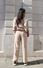 Carica l&#39;immagine nel visualizzatore di Gallery, Pantaloni elegante  a palazzo vita alta com chiusura a strappo velcro
